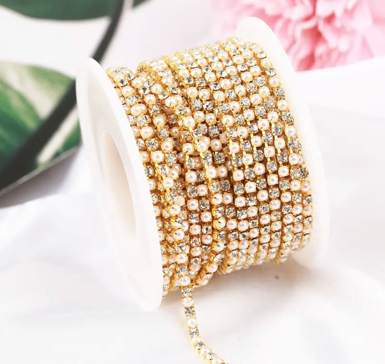 SS6 Pearl/Crystal Blend Banding