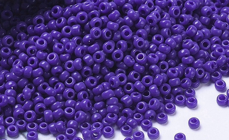 11/0 Miyuki Rocaille Seed Beads - Approx 10g Plastic Vials