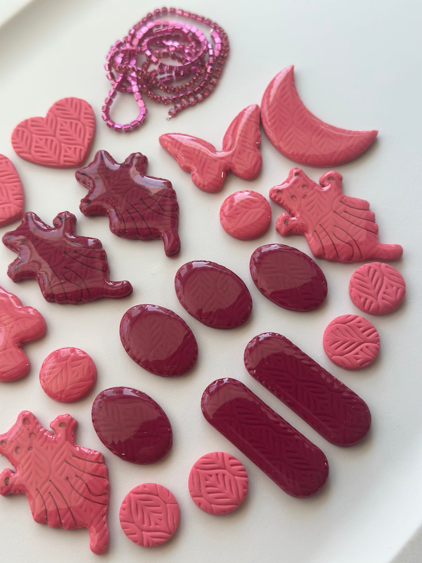 Pink Polymer Clay Set
