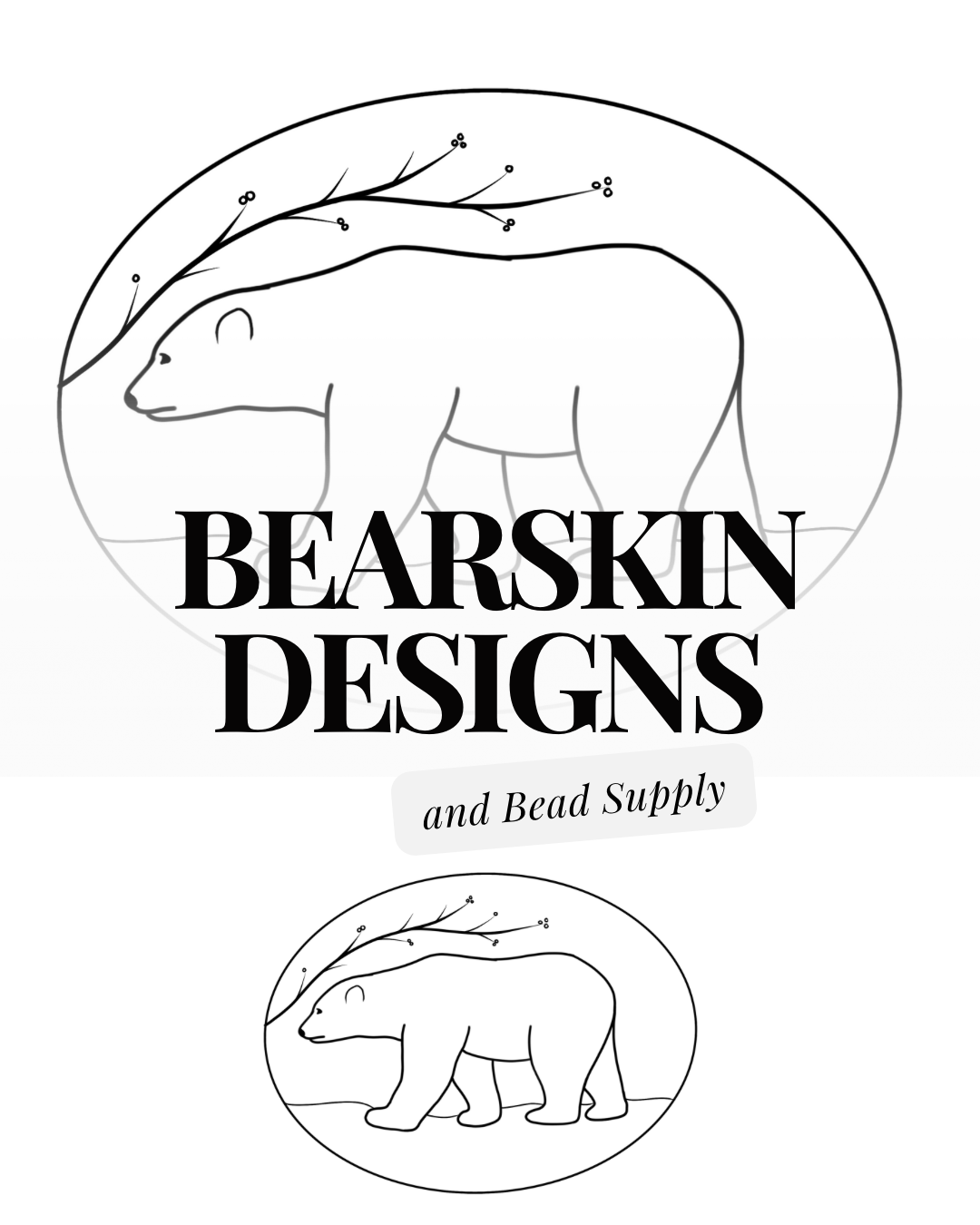 Digital Download - Polar Bear Medallion Design