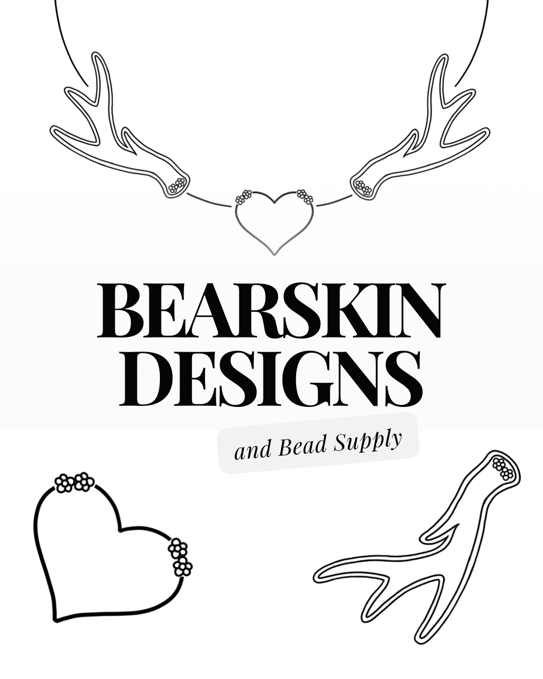 Digital Download - Antler Necklace (3pcs)