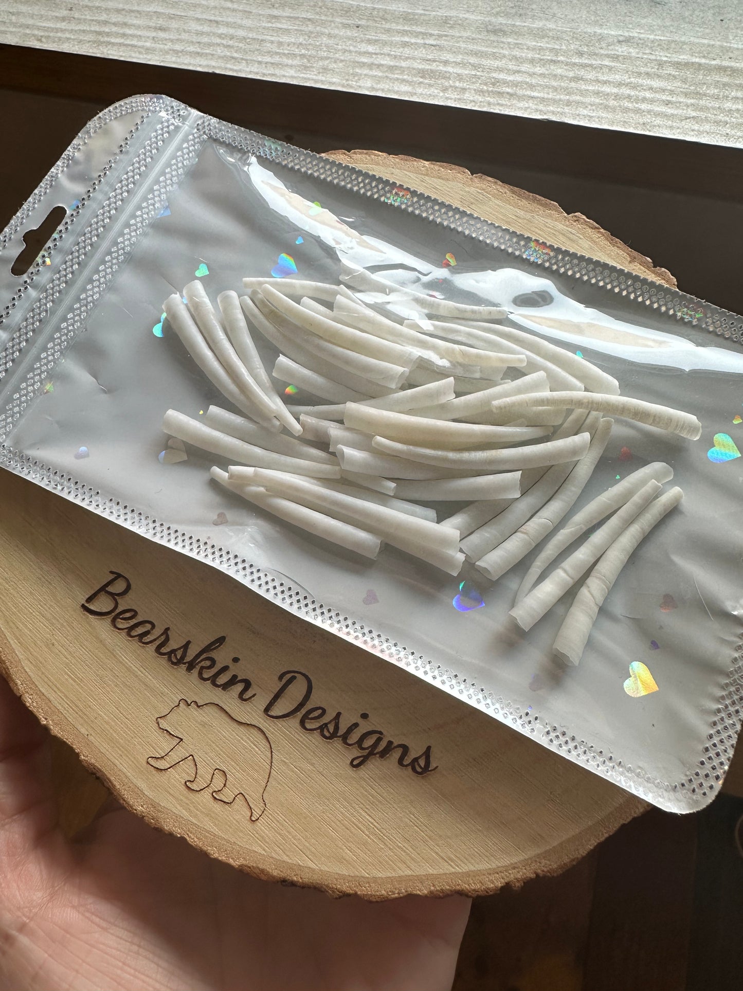 1.5” Smooth Dentalium Shells /oz