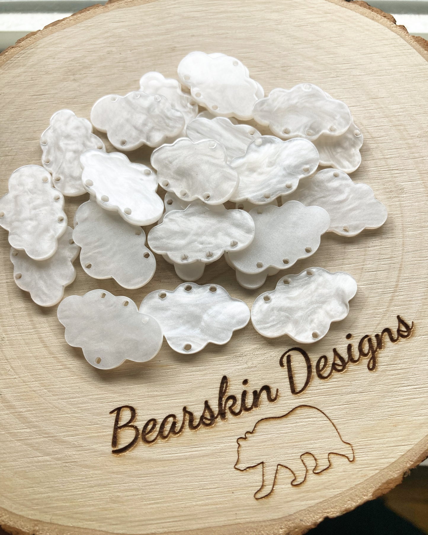 Acrylic Cloud Charms