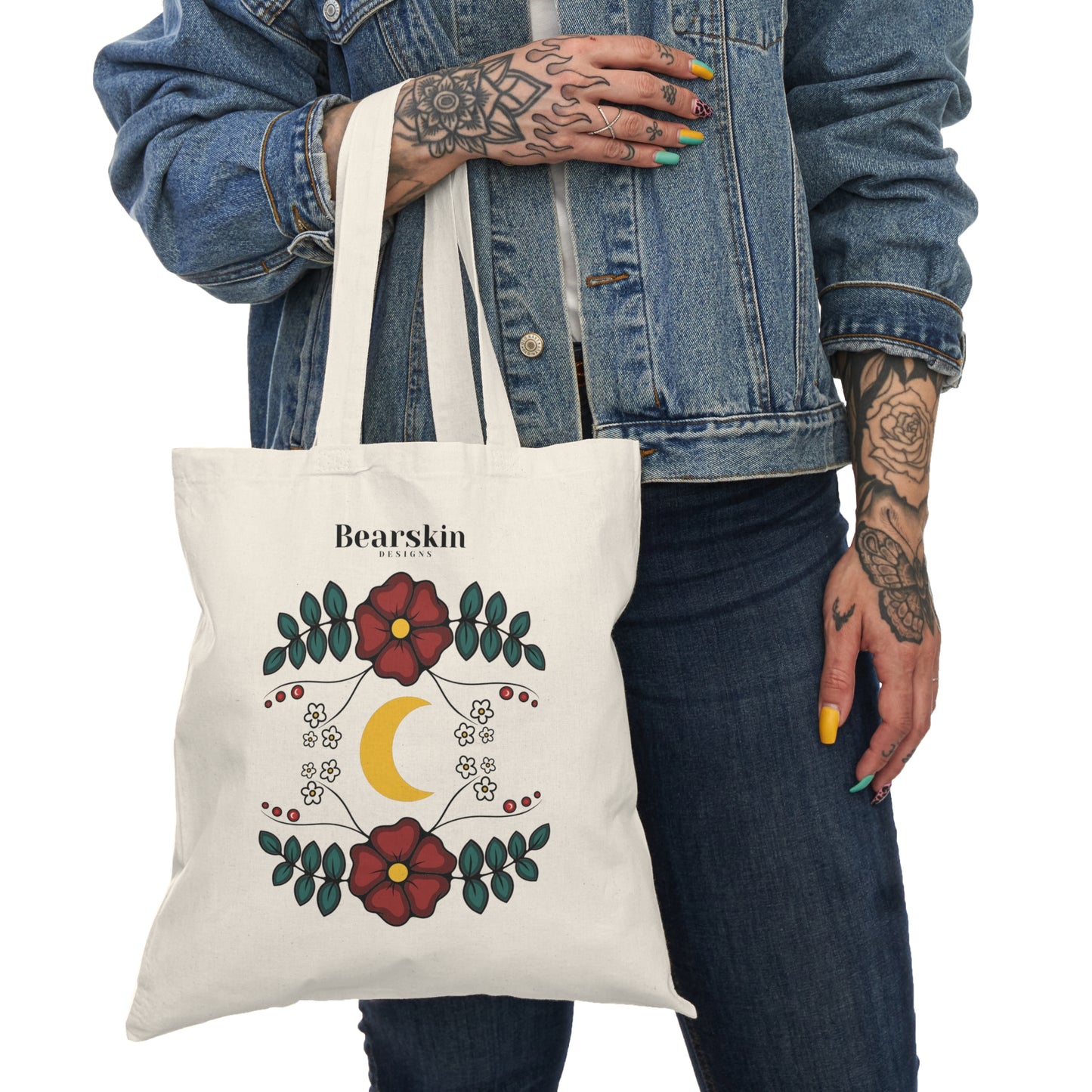 Medicine Florals - Natural Tote Bag