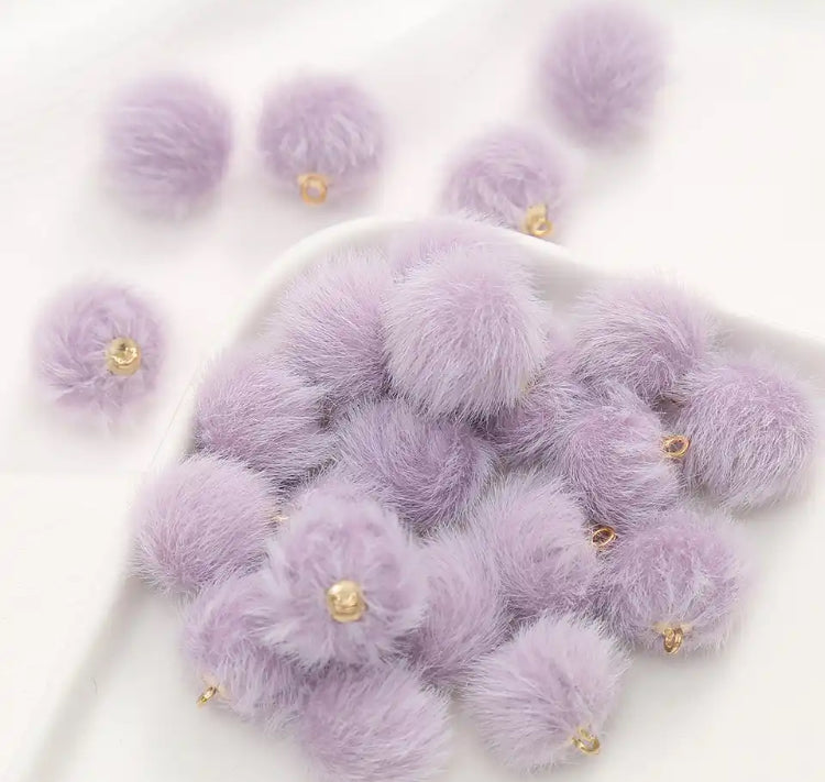 Plush Pompoms 18mm