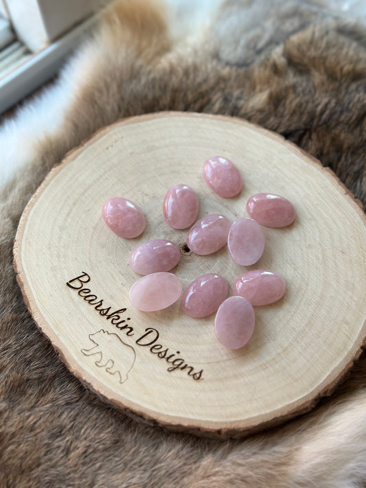Rose Quartz Stone Cabs