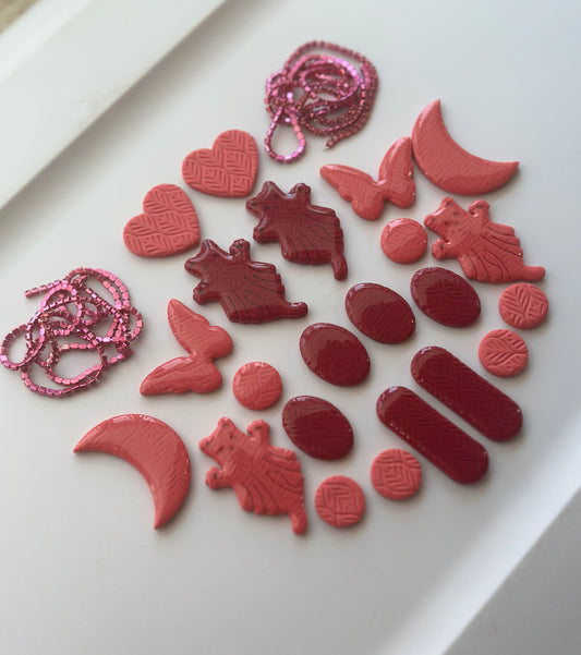 Pink Polymer Clay Set