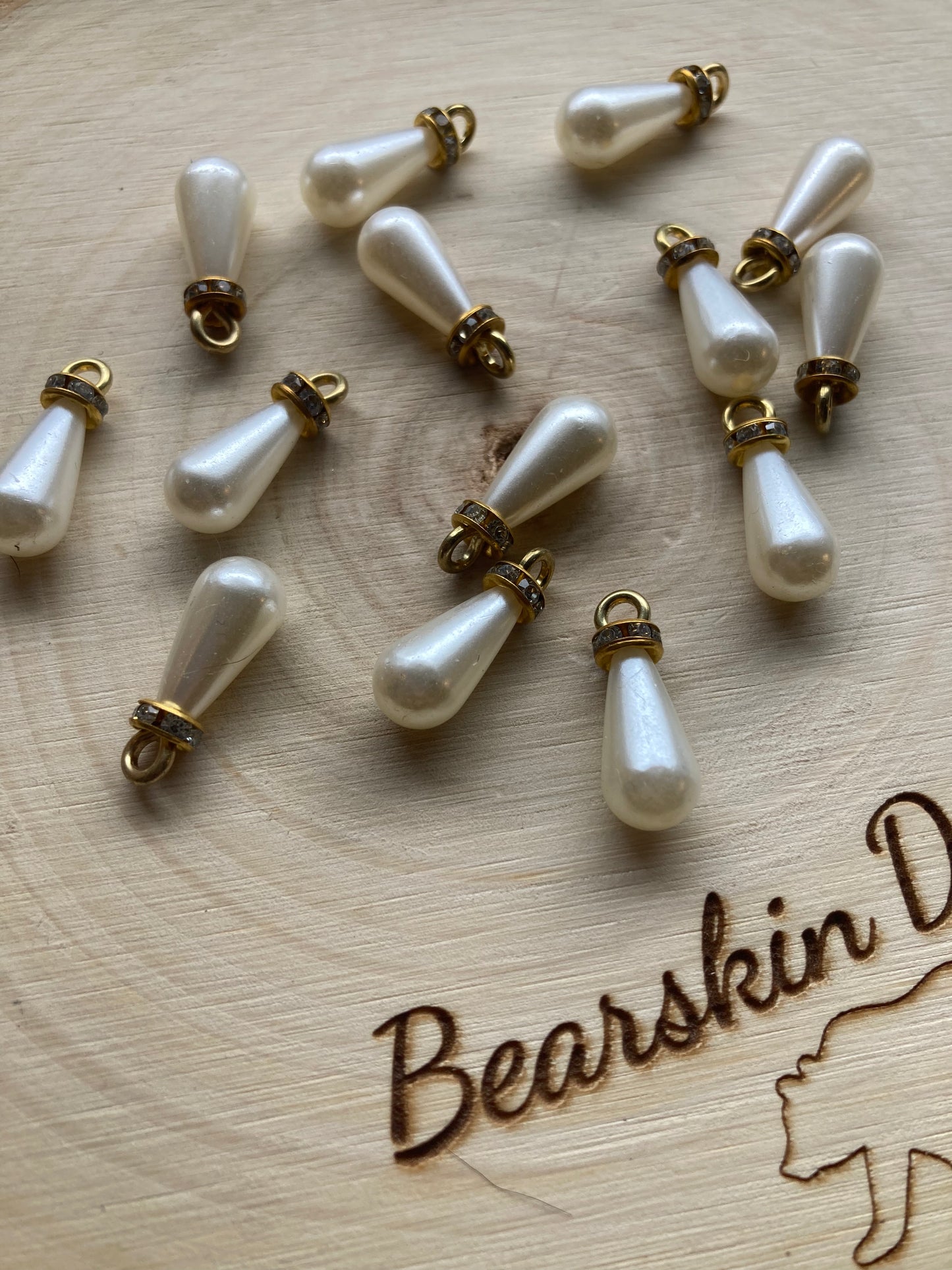 Imitation Pearl, Rhinestone Charms