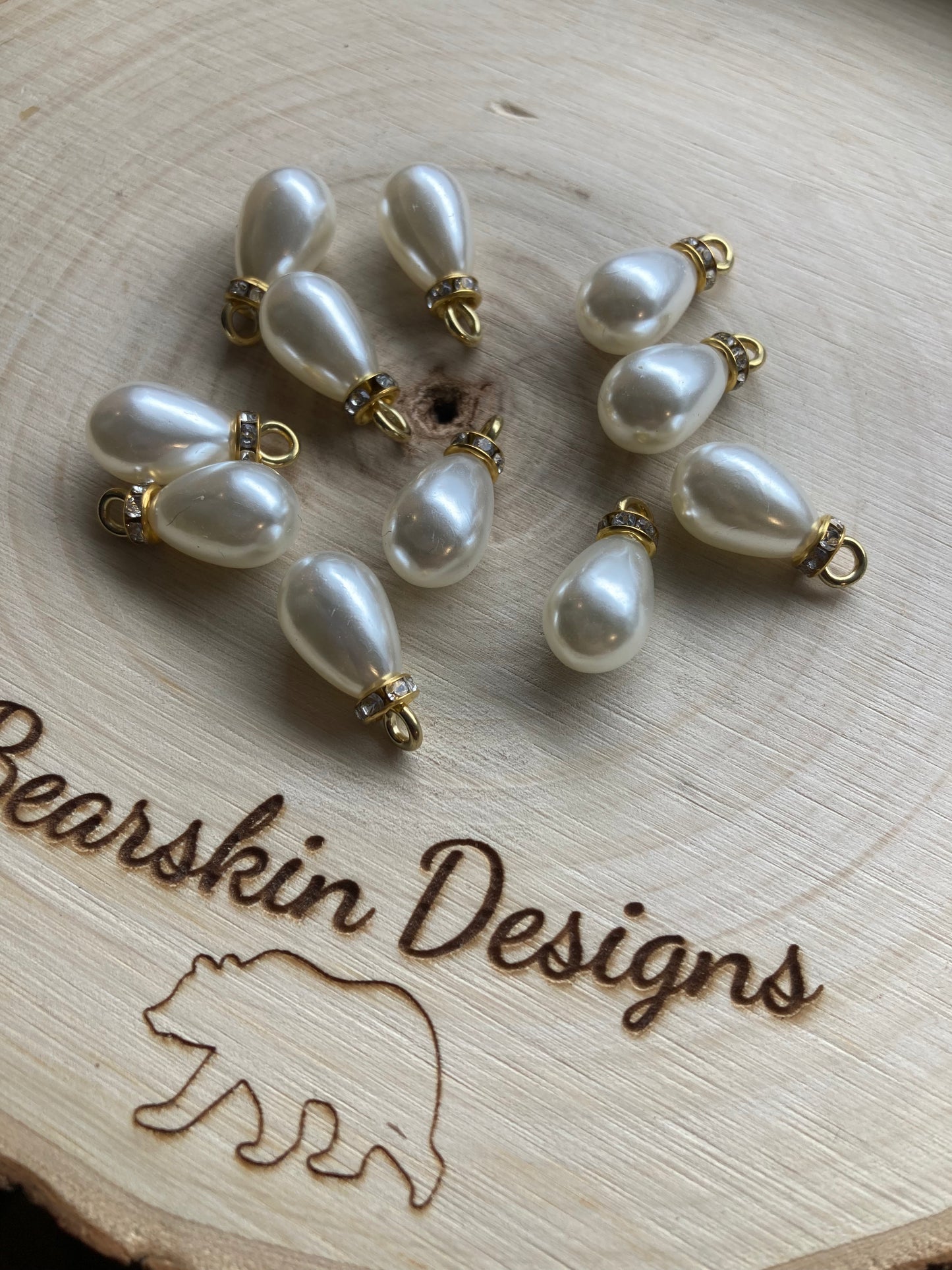 Imitation Pearl, Rhinestone Charms